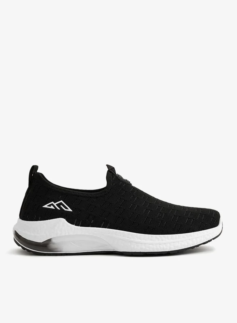 شو اكسبرس Textured Slip-On Sports Shoes With Pull Tab