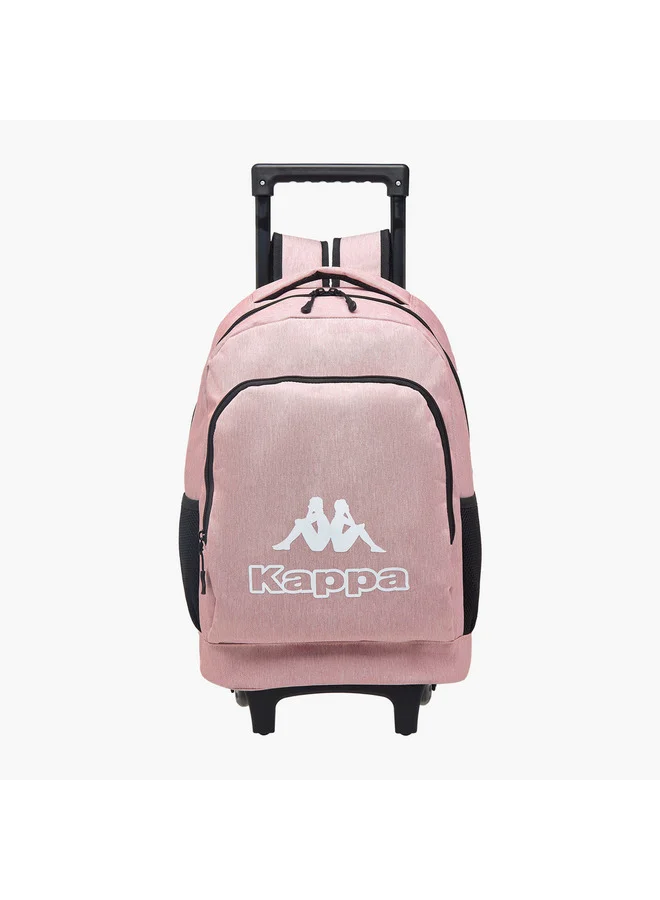 Kappa Girls Logo Print 3-Piece Trolley School Backpack Set - 45x20x30 cm