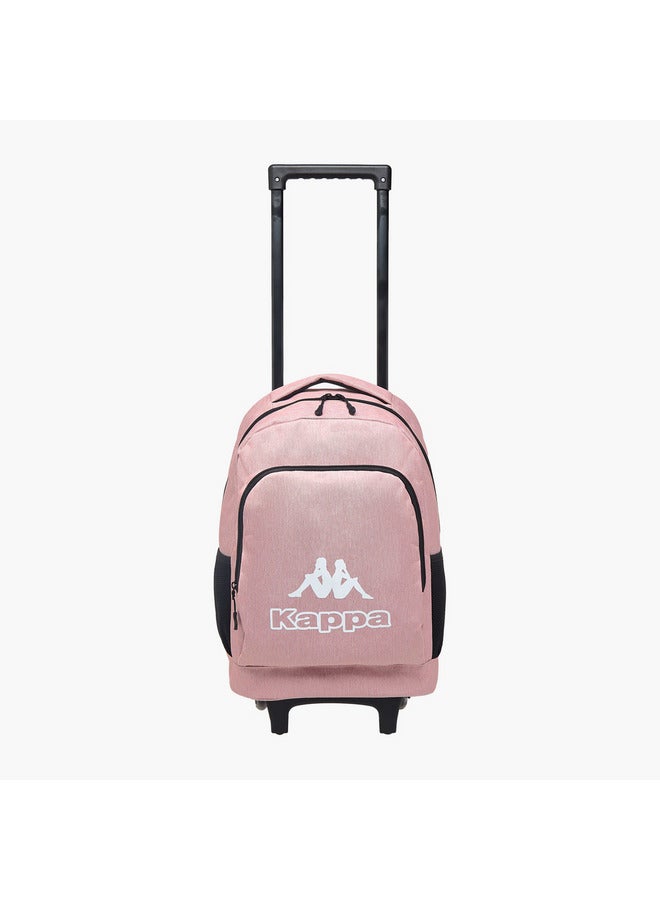 Kappa Girls Logo Print 3-Piece Trolley School Backpack Set - 45x20x30 cm  - Image 3