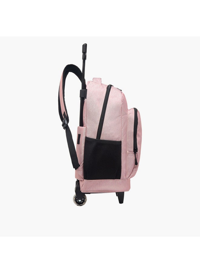Kappa Girls Logo Print 3-Piece Trolley School Backpack Set - 45x20x30 cm  - Image 5