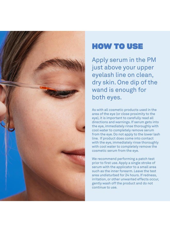 BABE ORIGINAL سيروم رموش بيبي الأصلي - رموش أكثر كثافة وطولاً، سيروم تعزيز الرموش، للرموش الطبيعية وامتدادات الرموش، 1 مل، إمدادات البداية - Image 4