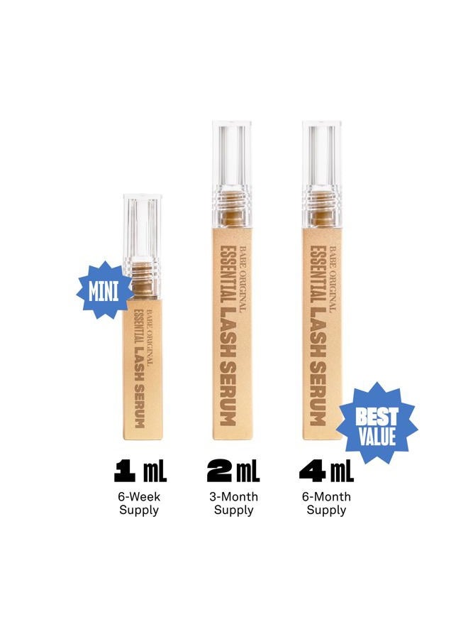 BABE ORIGINAL سيروم رموش بيبي الأصلي - رموش أكثر كثافة وطولاً، سيروم تعزيز الرموش، للرموش الطبيعية وامتدادات الرموش، 1 مل، إمدادات البداية - Image 5