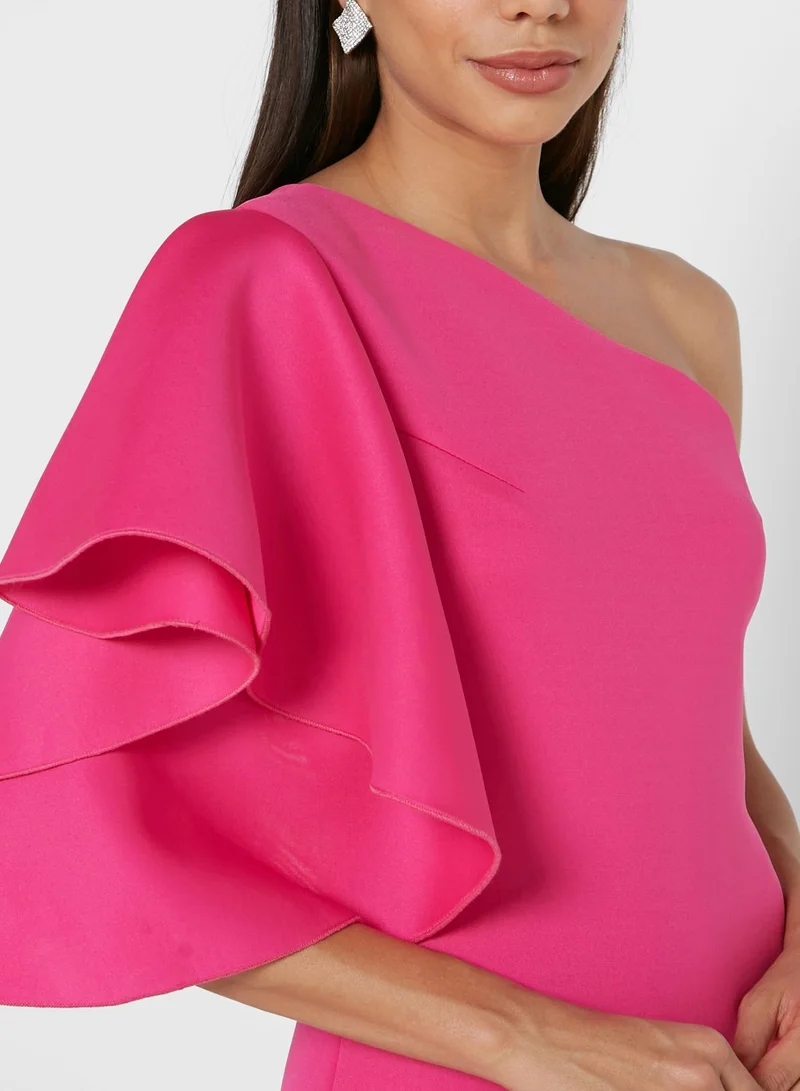 Ella Limited Edition One-Shoulder Ruffle Dress