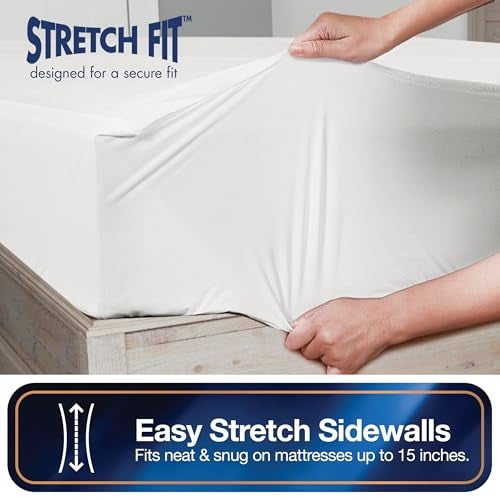 Bed Bug Blocker All-in-One Mattress Protector, Zippered Encasement, Water & Stain Resistant, Triple Seal Protection, RV Short Twin, White - Image 3