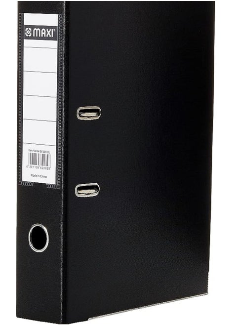Maxi Box File PP Lever Arch Black F/S Broad A4