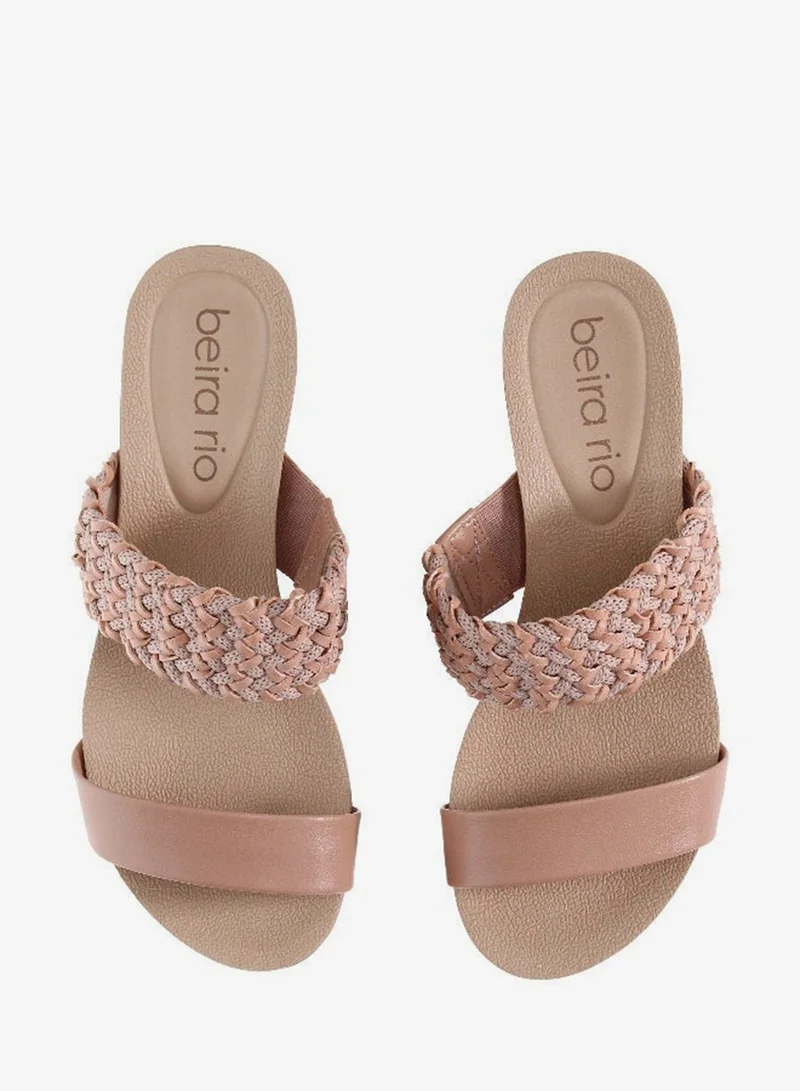 Beira Rio Nude Wedge Sandals for Women – Stylish Wedge Heel Sandals for Girls & Daily Wear for Women | Best Price UAE
