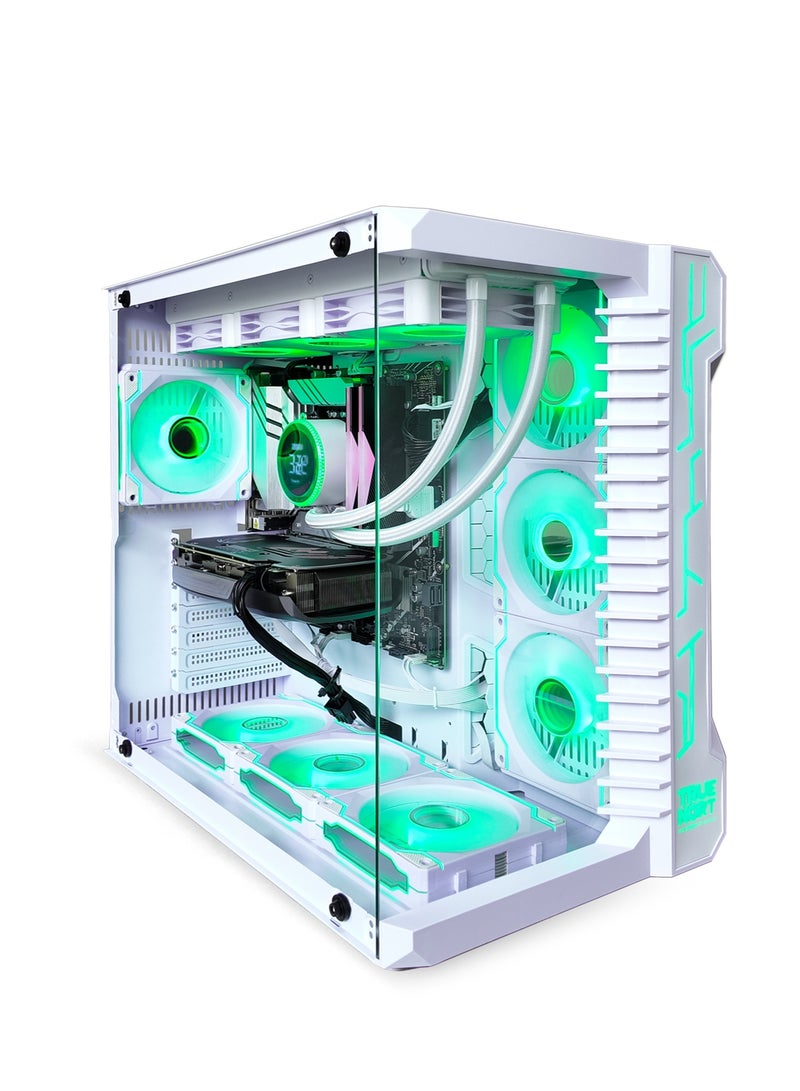 TRUE NORT White Gaming PC, Intel Core Ultra 7-265K Processor,20-Cores & 20-Threads, 5.5 GHz Max Turbo Frequency, 32GB Ram, 2TB NVMe M.2 SSD, GeForce RTX 5070 12GB Graphics Card,  WiFi/BT Ready, Win11 Pro, RGB Gaming Case White - Image 2