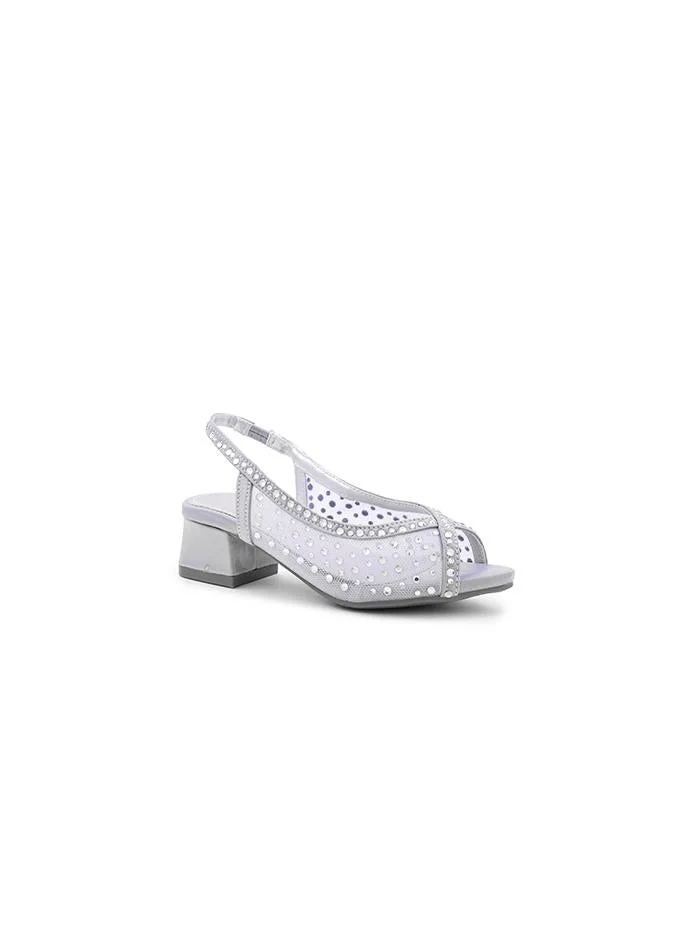 IconStyle Girls' sandal adorned with sparkling crystal accents.