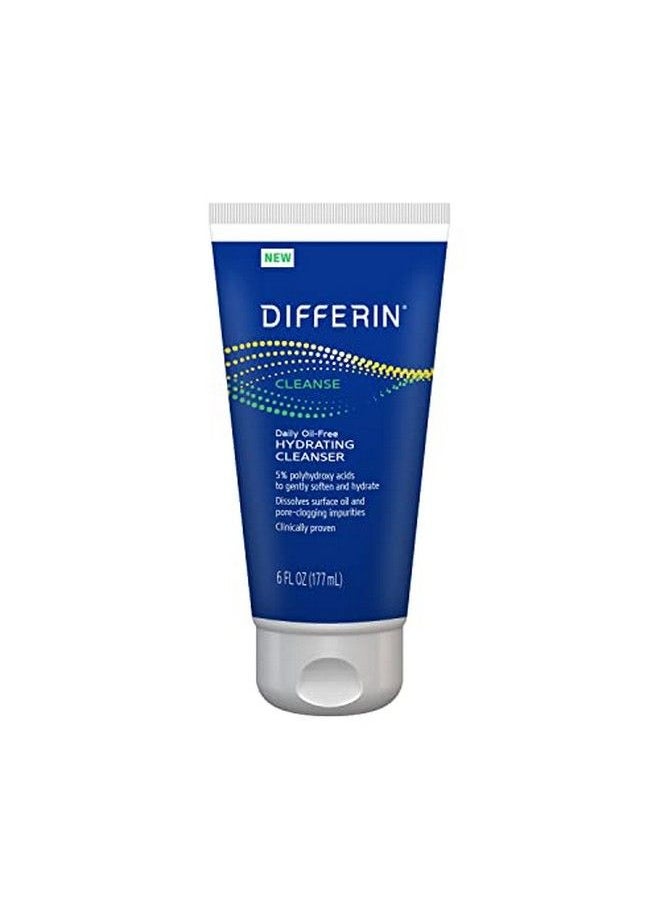 differin - Dailyoil Hydrating Cleanser | Face Wash | With Polyhydroxy Acids (Phas) | Oilfree Formula | 6 Oz. - Image 1