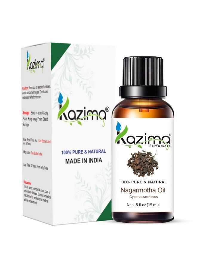 KAZIMA زيت ناجارموثا العطري 100% نقي طبيعي وغير مخفف للبشرة والشعر (15 مل) - Image 2