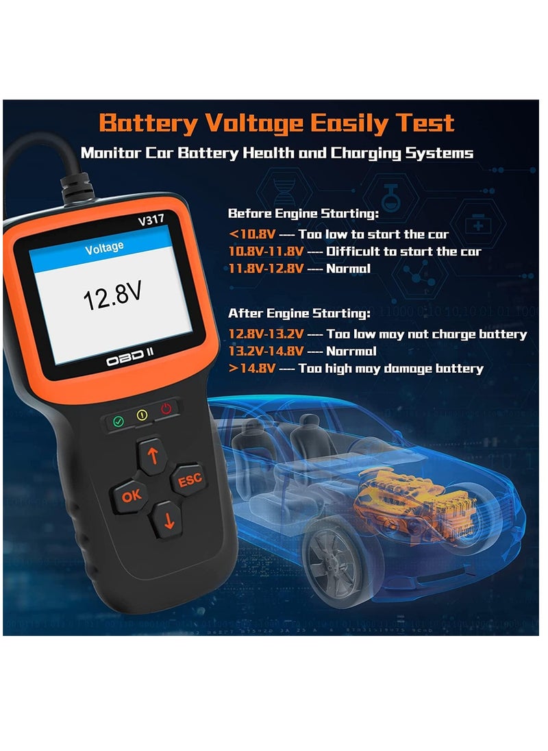 Generic - Scanner Professional Auto Engine System Lifetime Free Automotive DTC Lookup Code Reader Car Diagnostic Tool - Image 1