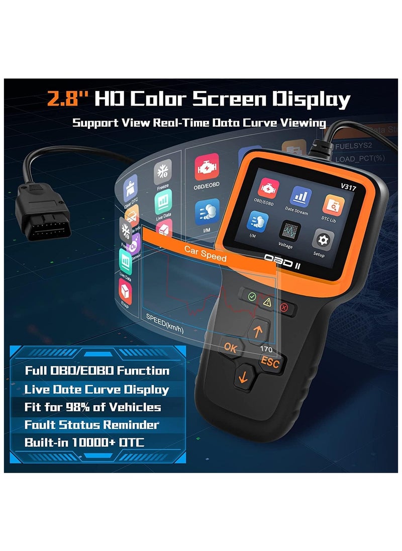 Generic - Scanner Professional Auto Engine System Lifetime Free Automotive DTC Lookup Code Reader Car Diagnostic Tool - Image 1