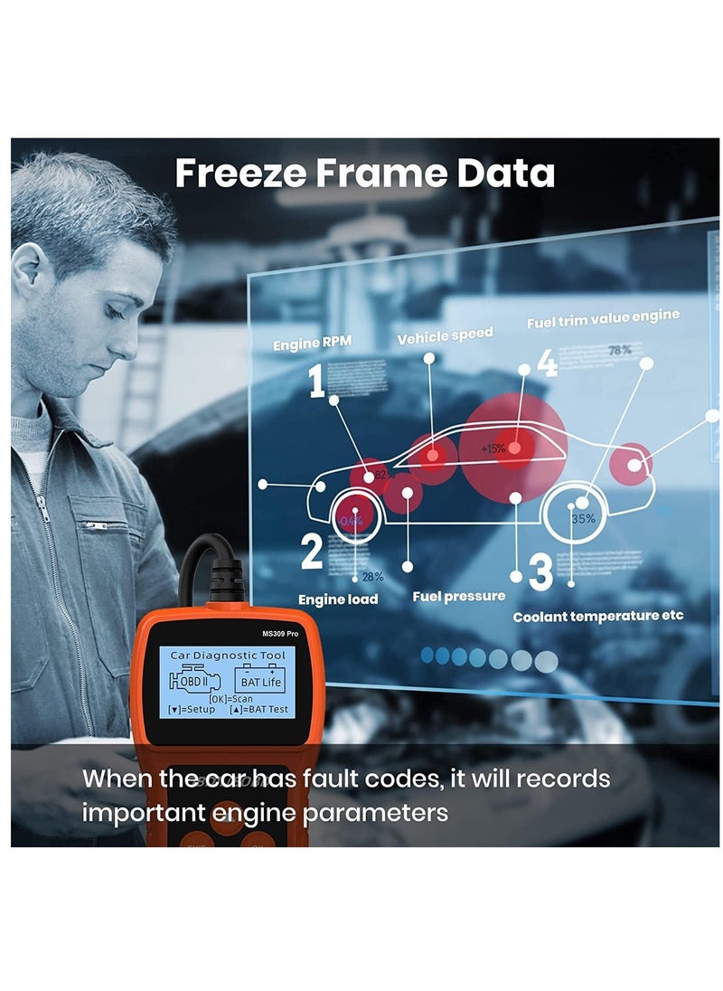 Generic - Scanner Professional Auto Engine System Lifetime Free Automotive DTC Lookup Code Reader Car Diagnostic Tool - Image 1