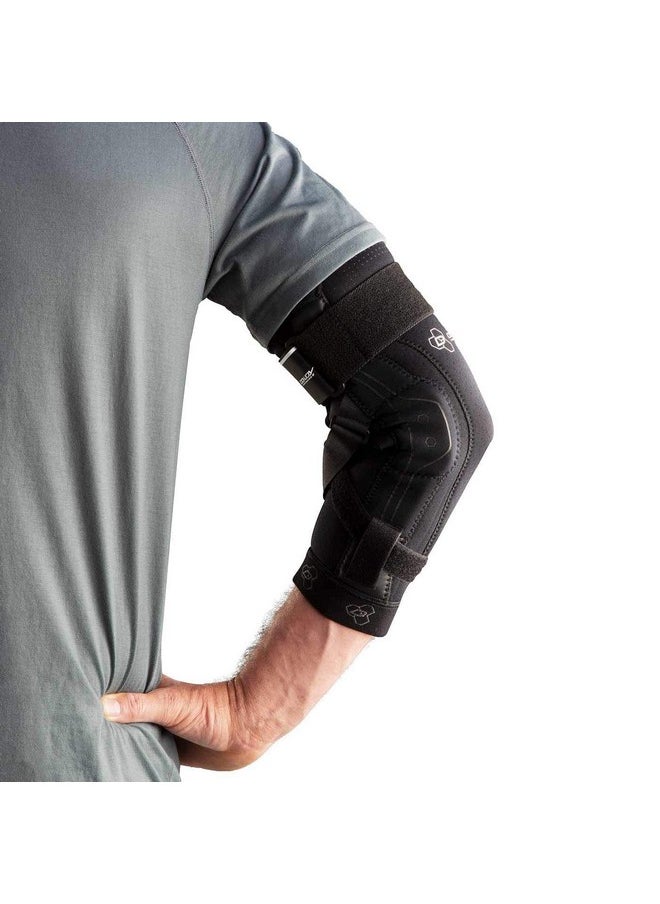 DonJoy Performance DonJoy Performance Bionic Elbow Brace II - Large - Maximum Hinged Support for Elbow Hyperextension, UCL, Tommy John Ligament Injury, Dislocated Elbow for Football, Lacrosse, Rugby, Basketball  - Image 2