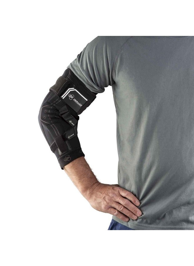 DonJoy Performance DonJoy Performance Bionic Elbow Brace II - Large - Maximum Hinged Support for Elbow Hyperextension, UCL, Tommy John Ligament Injury, Dislocated Elbow for Football, Lacrosse, Rugby, Basketball  - Image 1