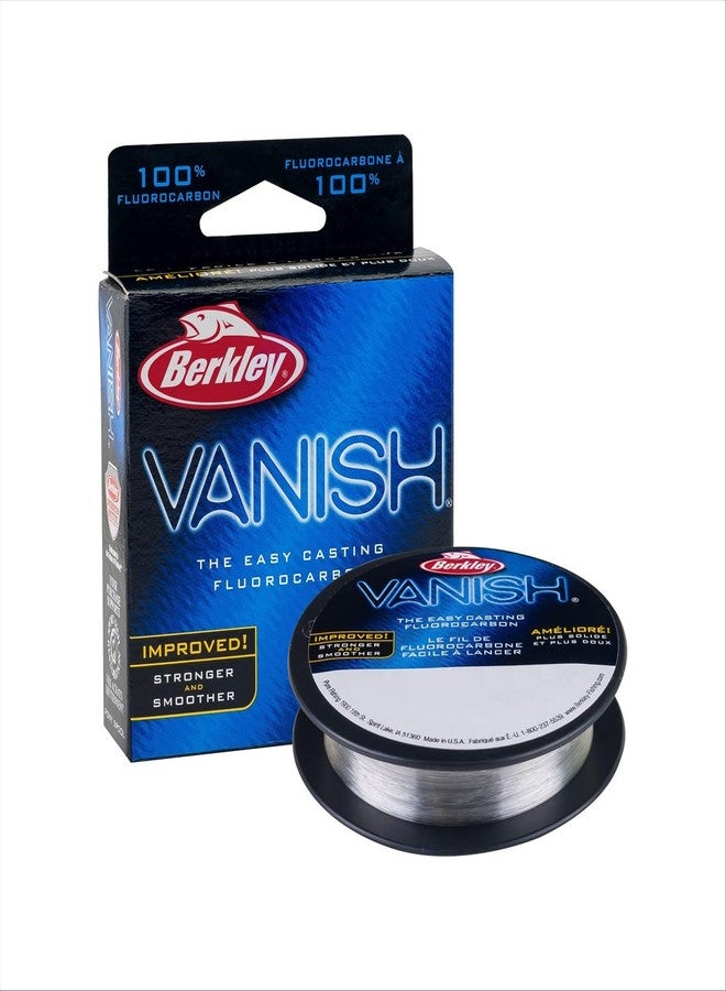 Berkley Vanish®, Clear, 8lb | 3.6kg, 110yd | 100m Fluorocarbon Fishing Line, Suitable for Saltwater and Freshwater Environments - Image 1