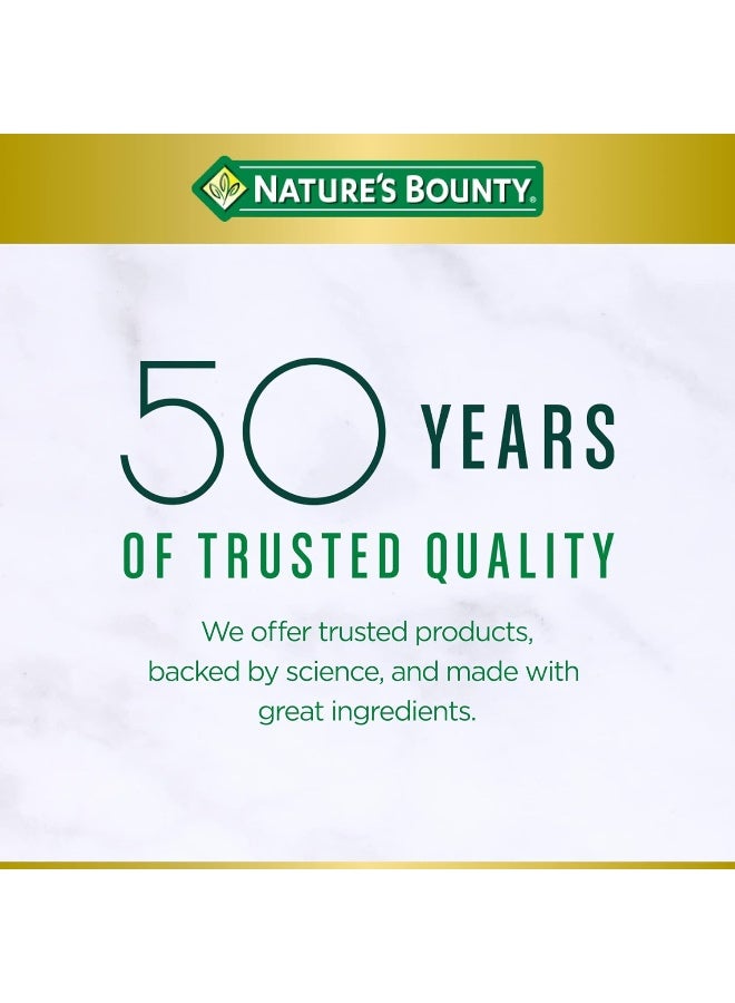 NATURE'S BOUNTY حبوب حليب الشوك من ناتشرز باونتي ومكمل صحي عشبي، يدعم صحة الكبد، 175 ملغ، 100 كبسولة لينة - Image 5