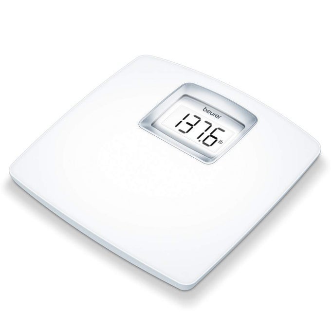 PS25 DIGITAL BATHROOM SCALE FOR BODY WEIGHT 400LB CAPACITY AUTOCALIBRATE XL BACKLIT DISPLAY GLASS PRECISE AND ACCURATE BODY SCALE