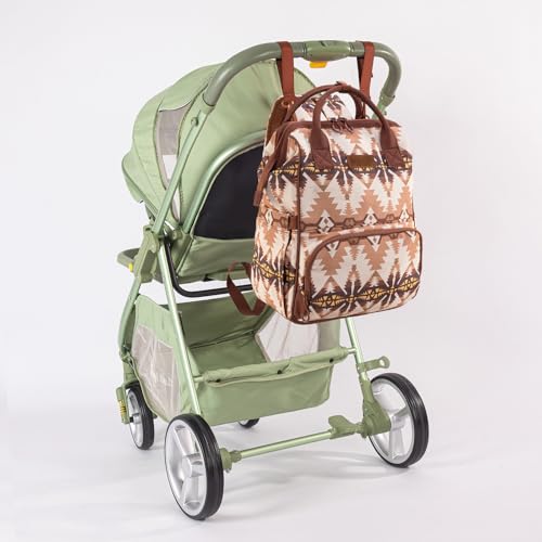 Wrangler Callie Diaper Bag Backpack with Stroller Straps Multifunction Baby Travel Bag WG2210-9110TN - Image 4