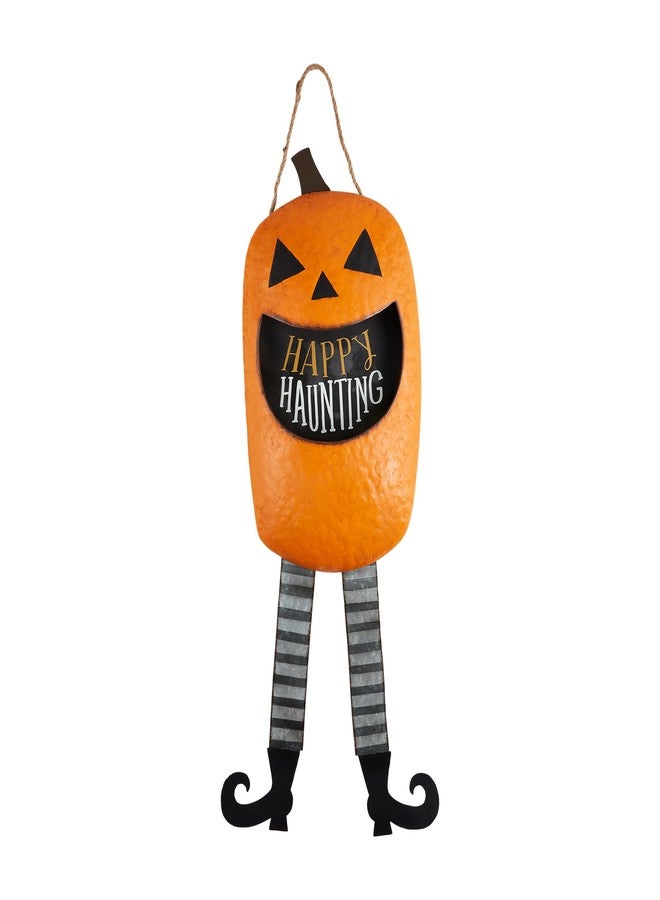 Mud Pie Pumpkin Candy Door Hanger, 33" x 12" - Image 1