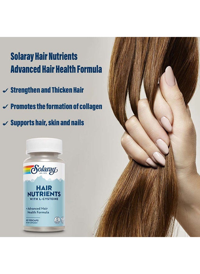 Solaray - Hair Nutrient V-Cap 60's 2's Value Pack - Image 1