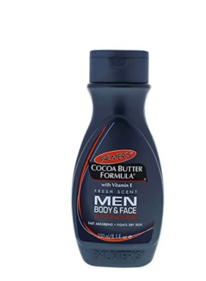 لوشن الجسم والوجه للرجال بزبدة الكاكاو وفيتامين E من بالميرز – 250 مل