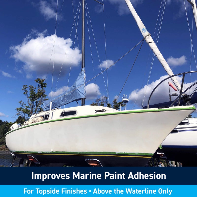 TotalBoat Marine Topside Boat Paint Primer for Fiberglass and Wood, White, Quart - Image 2