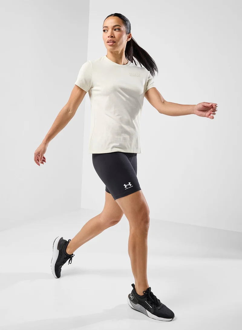 UNDER ARMOUR Women's Heavyweight Branded Core T-shirt
