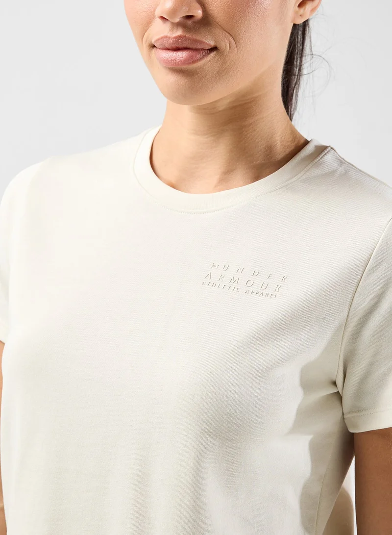 UNDER ARMOUR Women's Heavyweight Branded Core T-shirt
