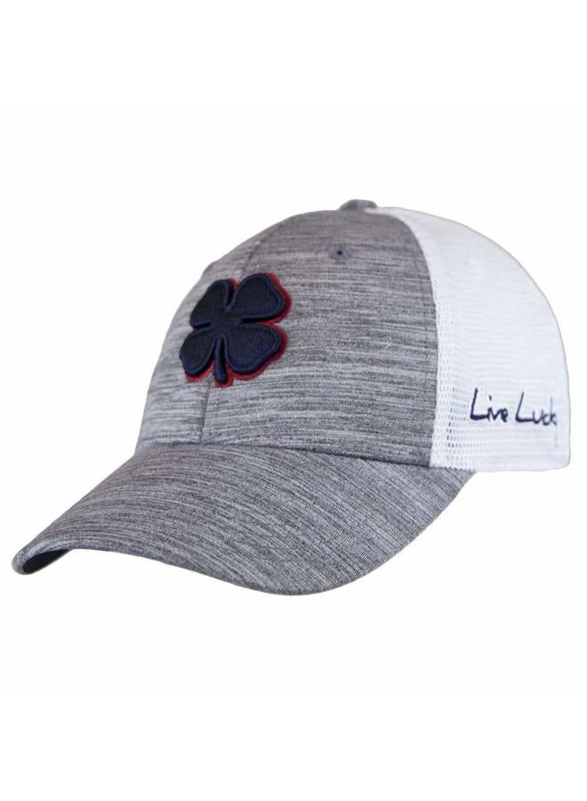 BLACK CLOVER Mens Lucky Perfect Luck 1 Cap S/M Heather Grey - Image 1