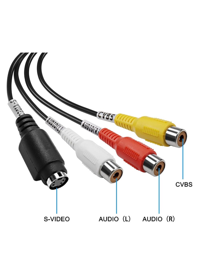 RCA AV to USB C Converter Video Capture Card Adapter 1 Channel AV NTSC PAL Video S Video/Composite to USB Converter Video Audio RCA for Mobile Phone/PC - Image 5