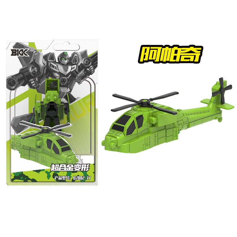 Bkk Alloy Deformation High-Speed Rail Train Robot Engineering Car Train Bus Car Children'S Toys - Image 1