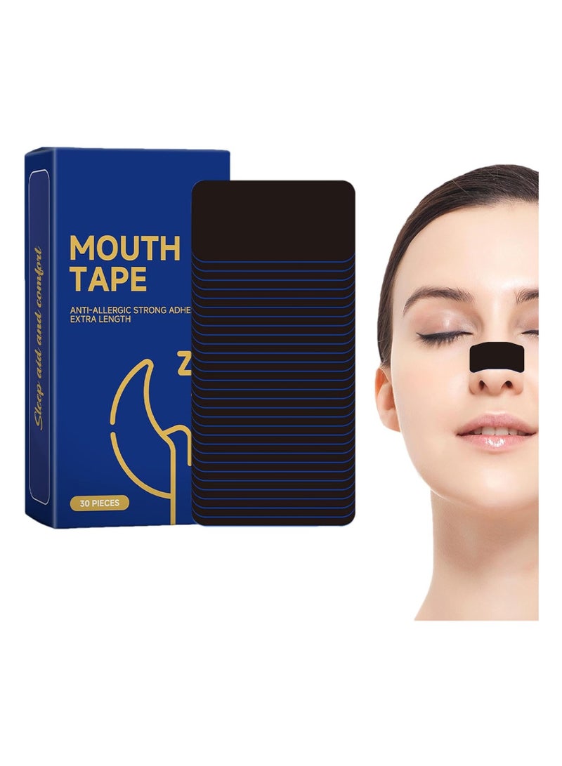 SYOSI Anti Snoring Mouth Patch, Snoring Strips for Improved Nose Breathing, Anti-Snoring Strips, Gentle Elastic Mouth Tape, Snore Reduction Strips Snore Reduction, Nasal Strips for Better Breath in Sleep - Image 5