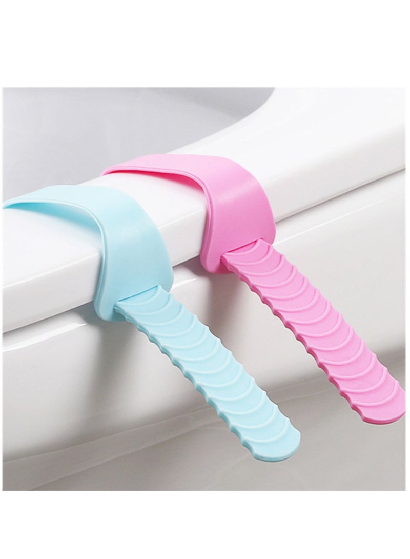 Toilet Seat Silicone Raise Lifters, Lid Soft Handle Clean Lift Raise, Non-Sticker, Avoid Touching The Lid, Cover No Need Glue Worry About Falling Off and Hygienic - Image 4