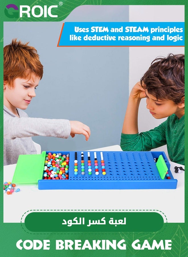GROIC Code Breaking Family Board Game, Point Games Code Breaker Board Game, STEM Toys Mastermind Game, Code Breakers Toy Color Brain Game, Family Games Brain Exercise Logic Development Toys - Image 4