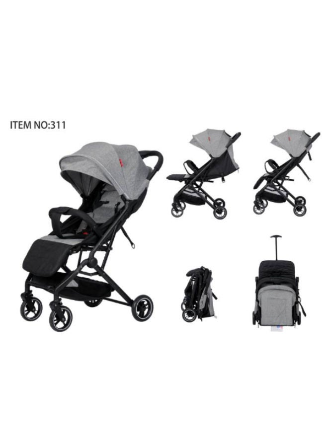 بيليكو عربة أطفال قابلة للطي بيد واحدة مع ميزات أمان، موديل 311
