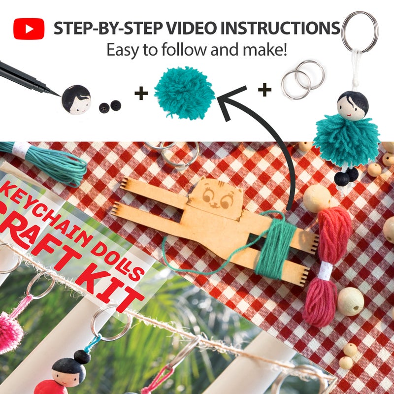 CHALK AND CHUCKLES Chalk & Chuckles - Keychain Dolls - Image 4