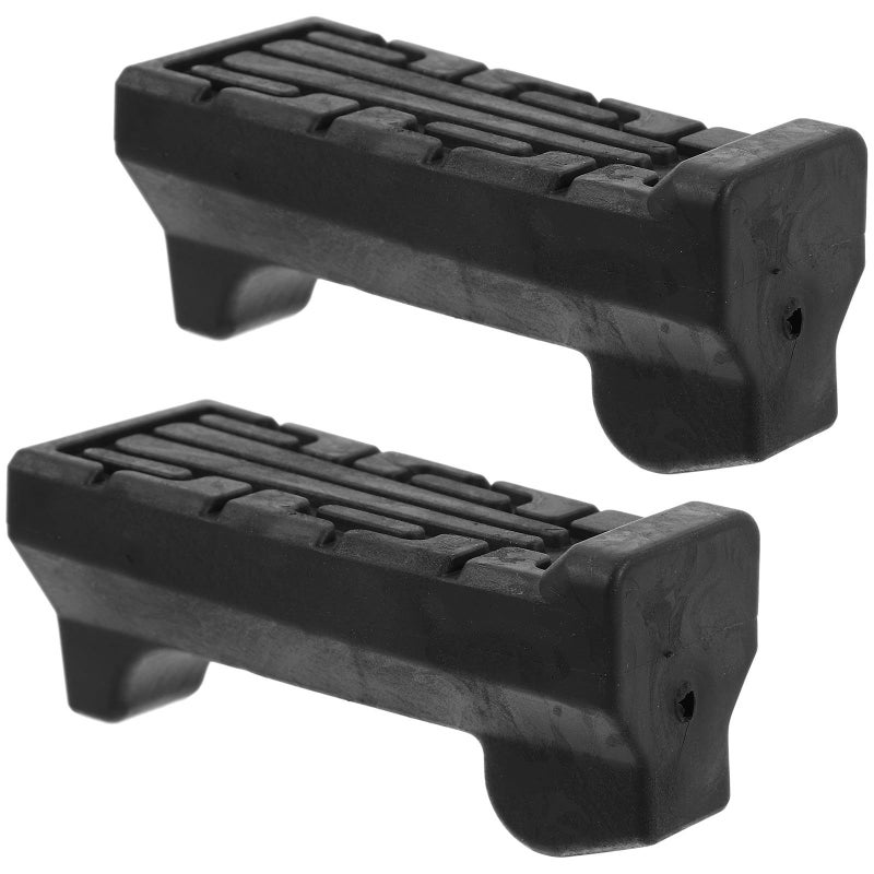 Rubber Motorcycle Front Foot Pegs Anti Slip Footrest Set 1 Pair - Image 2