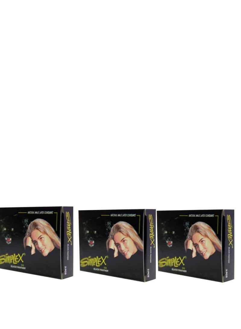 سيمبليكس 3عبوات من 3 قطع من الواقي الذكري سيمبلكس - Image 1