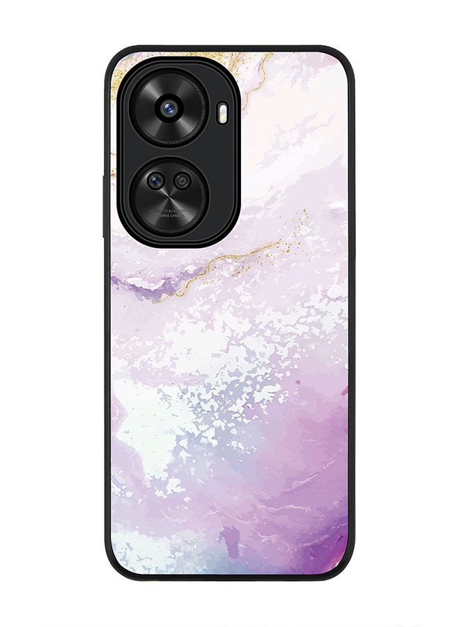 Stylizedd Rugged Black edge case for Huawei nova 12 SE / Huawei nova 11 SE 4G, Slim fit Case Flexible Anti Drop TPU Gel Thin Cover - Marble Print Marine - Image 1