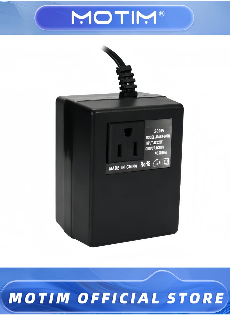 Motim Intelligent Efficient Household 220V To 110V Voltage Converter Step Down Transformer Voltage Converter Travel Power Adapter for Hair Straightener & TVs & Laptops  - Image 5
