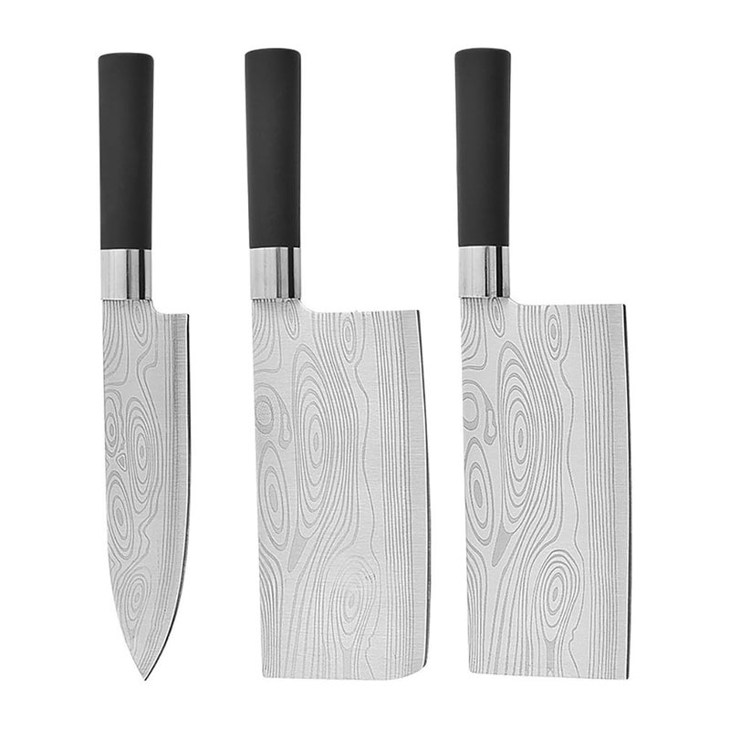 Captoola مجموعة سكاكين الجزار كابتولا سكين تقطيع اللحم سكين الطهاة الصربي سكاكين الفايكنج سكاكين عالية الكربون مجموعة سكاكين المطبخ لتقطيع اللحم سكين الطهاة حادة للغاية سكاكين المطبخ اليابانية مجموعة من 3 - Image 1