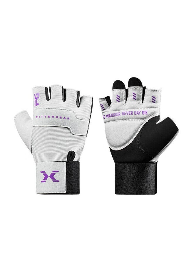 Fitter Gear Fitness Gloves Wrist Wraps Pull-up Bar Bench Press Training Equipment Deadlift Anti-slip Callus Prevention For Men