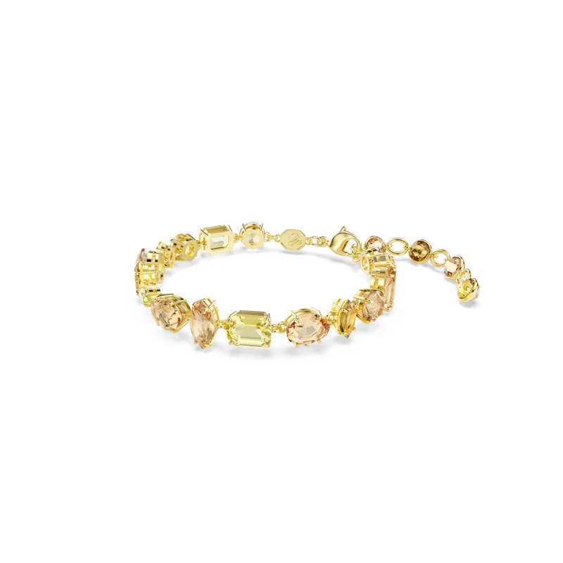 SWAROVSKI  Gema bracelet Mixed cuts, Yellow, Gold-tone plated for Women | Best Price UAE