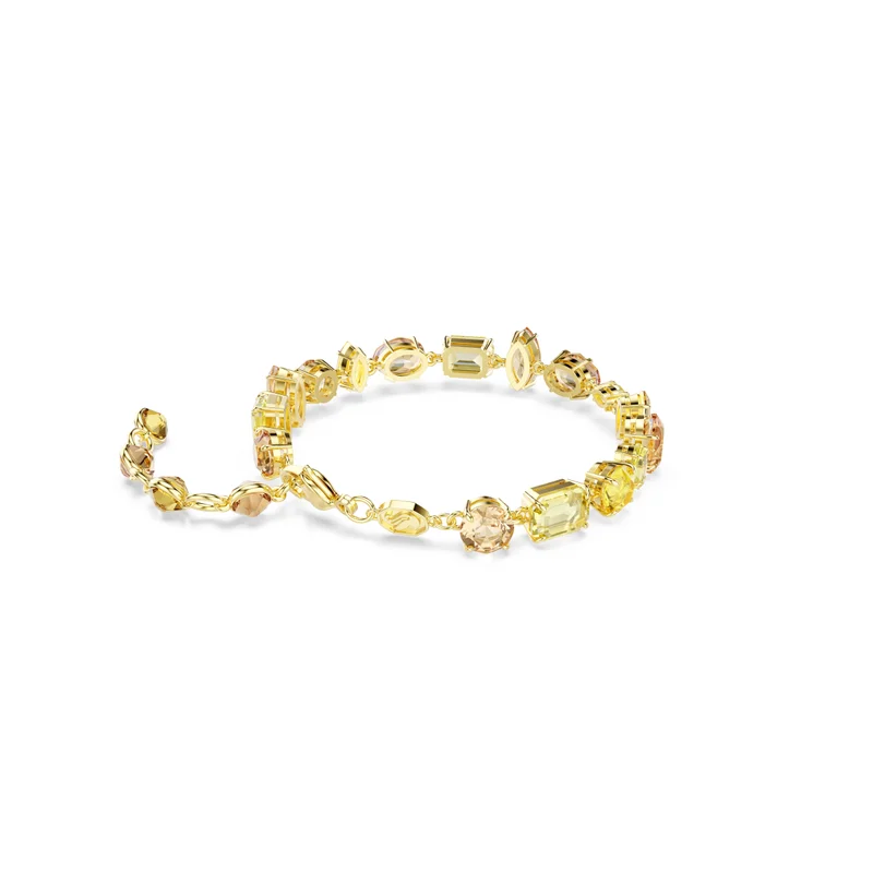 SWAROVSKI  Gema bracelet Mixed cuts, Yellow, Gold-tone plated for Women | Best Price UAE