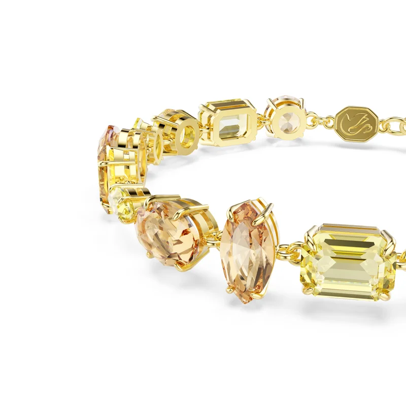 SWAROVSKI  Gema bracelet Mixed cuts, Yellow, Gold-tone plated for Women | Best Price UAE