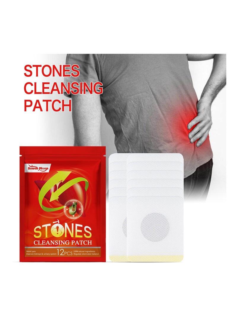SOUTH MOON 12 Pcs  Navel Patch Body Cleansing Patches   Soothing Relief For Body Wellness and Navel Care  - Image 1