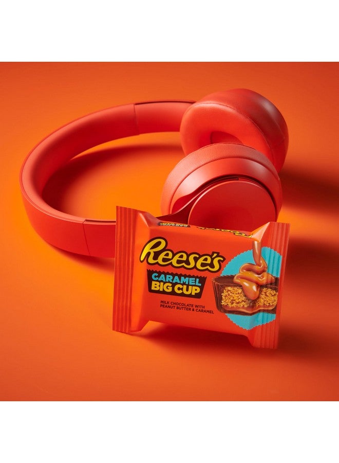 REESE'S Big Cup Caramel Milk Chocolate Peanut Butter Cups, Candy Packs, 1.4 oz (16 Count) - Image 4