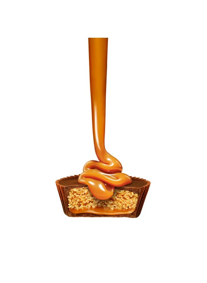 REESE'S Big Cup Caramel Milk Chocolate Peanut Butter Cups, Candy Packs, 1.4 oz (16 Count) - Image 3