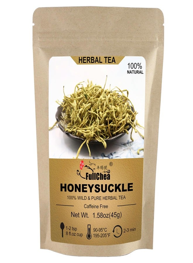 FullChea 100% Pure Natural Dried Honeysuckle Tea, 1.58oz/45g - Image 1